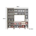 Ver imagem 3 de Cozinha Modulada Connect 4 Peças 1 Aéreo + Balcão + 2 Paneleiros C5p97 Duna2 Aéreos + 1 Balcão