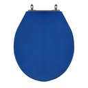 Ver imagem 1 de Assento Sanitário Poliéster para Louça Ravena (deca) Aço (reb. Oculto) Azul