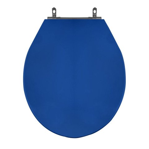 Assento Sanitário Poliéster para Louça Ravena (deca) Aço (reb. Oculto) Azul