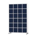 Ver imagem 1 de Armário Roupeiro De Aço 24 Portas Para Vestiário Academia Locker Azul Marinho