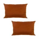 Ver imagem 1 de Kit 2 Capas para Almofada em Veludo Liso Retangular