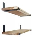 Ver imagem 2 de Kit 3 Prateleiras Modernas De Qualidade P/ Home Office 60x50x20 Technox Marrom