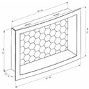 Ver imagem 6 de Nicho Plástico Injetado 460mm Max Cinza Mescla - P102908 - Cozimax