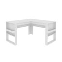 Ver imagem 3 de Mesa Escrivaninha para Escritório 136x74cm Angular Me4145 Branco