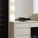 Ver imagem 5 de Penteadeira Camarim Berlim com Espelho e LED 136 cm Off White - Mavaular