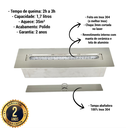 Ver imagem 5 de Queimador Lareira Ecológica A Álcool Ou Etanol 40cm Inox
