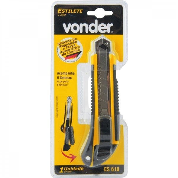 Estilete 18 mm ES 618 Vonder - 2