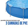 Piscina Estruturada Redonda 10550 Litros 4.2m X 84cm Reforçada Azul + Filtro 110v Importway Iwpi-003 - 5
