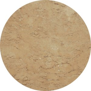 Tampo de Mármore Redondo 0,30m:travertino Nacional