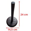 Ver imagem 3 de Suporte Porta Papel Toalha em Madeira para Casa Cozinha Cor Imbuia