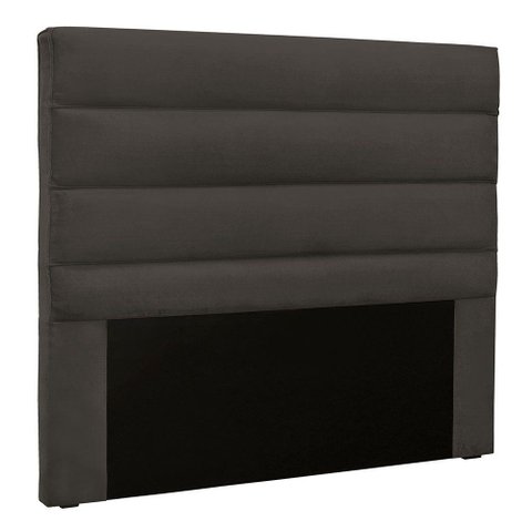 Cabeceira King 1,95m Las Palmas Suede Cinza - Pallazio