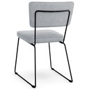 Ver mais imagens de Cadeira Decorativa Estofada Para Sala De Jantar Allana L02 Suede Cinza - Lyam Decor