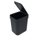 Ver imagem 2 de Lixeira 2,5 Litros Preto com Tampa Open/Stop Cozinha Banheiro