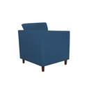 Ver imagem 3 de Kit 2 Poltronas Isa Luxuosa para Recepção e Escritório Advocacia - Sv Decor:azul Marinho