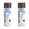 Kit 2 Tinta Aerossol Marrom Uso Geral 350 Ml/250g - 1