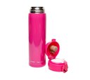 Ver imagem 1 de Garrafa Térmica 340ml Escola Lancheira Pink Vibes Leoarte