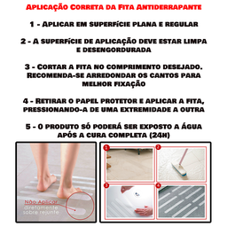 Fita Antiderrapante 50 Mm X 30 Metros - Preta - 5