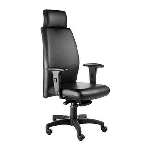 Cadeira Cadeira Presidente com Apoio de Cabeça Ferrari Preta