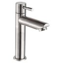 Ver imagem 1 de Torneira para Banheiro Baixa Prata em Aço Inox Moderna