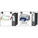 Ver imagem 3 de Porta Etiquetas Auto Adesivo 25x75mm - Embalagem 6 Unds