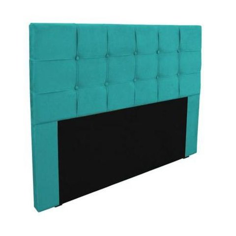 CABECEIRA 90 LUIZA COR SD AZUL TUQUESA TOPÁZIO DECOR