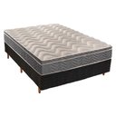 Ver imagem 1 de Cama Box Casal: Colchão Anatômico Paropas D45/EP Confort Mega Firme + Base CRC Fantasy Black(