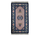 Ver imagem 1 de Tapete feito a Mão Decorativo para Quarto e Sala Rosa - 70x138cm