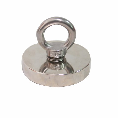 Imã De Neodímio 75mm Pesca Magnetica Até 200 Kg TMAG200 Trato