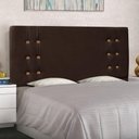 Ver imagem 4 de Cabeceira Estofada Box Casal Queen Size Monreale 160cm Café