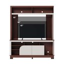 Ver imagem 6 de Estante Home Theater Ambiente Belaya Nogueira Real Off White Matte - Colibri