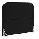 Ver imagem 3 de Cabeceira Cama Box Queen 1,60m Orgânica Luma Boucle Preto