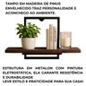 Nicho Prateleira de Parede Decoração Industrial Ferro - 5