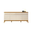Ver imagem 1 de Buffet Aparador Sala Jantar 1.90mt Magnum Off White/cedro Edn