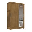 Ver imagem 6 de Guarda-roupa Solteiro Ipanema 2 Portas 2 Gavetas Flex Nature/cinza - J&a Móveis