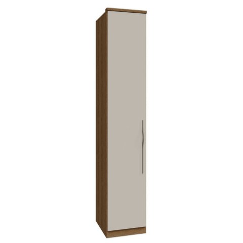 Guarda Roupa Modulado 01 Porta 43cm com 234cm Altura Setiba - Jequitibá/Palha