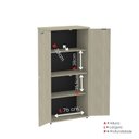 Ver imagem 7 de Armário Alto para Escritório com 2 Portas Pivotantes P25 Bege/Castanheira Marrom