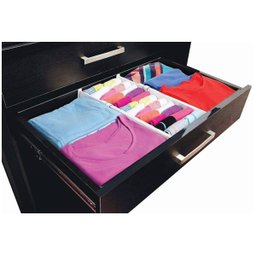 Divisor Organizador de Gaveta Expansivel Ajustavel Guarda Roupa Armario Cozinha Separador Multifunci - 10