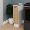 Ver imagem 1 de Balcão Porta Tempero Planejado 20cm com Tampo Arizona CabeCasa MadeiraOriginals Marrom/Figueira/Branco