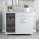 Ver imagem 1 de Fruteira para Cozinha 2 Portas 1 Gaveta 2 Cestos Amanda New