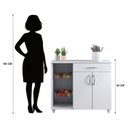 Ver imagem 4 de Fruteira para Cozinha 2 Portas 1 Gaveta 2 Cestos Amanda New