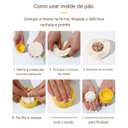 Ver imagem 6 de Maquina de Modelar Pastel Bolinho Gyoza Ravioli Molde Massa Preparo Lanche Refeiçao Casa Cozinha Res