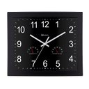 Ver imagem 1 de Relógio de Parede Retangular Higrômetro e Termômetro Preto Herweg 6906