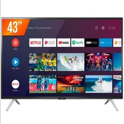 TV LED 43 Polegadas Semp Smart 43S5300 - Android TV, Wi-Fi, Google Assistant, Bluetooth, HDMI e USB - 1