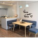 Ver imagem 3 de Home Sweet Home 50x40Cm Em Madeira Mdf Aplique de Parede