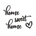 Ver imagem 1 de Home Sweet Home 50x40Cm Em Madeira Mdf Aplique de Parede