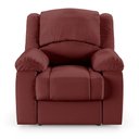 Ver imagem 1 de Poltrona do Papai Reclinável Sala de Cinema Barcelona Elétrica Massagem Usb Pu Vermelho