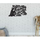 Ver imagem 1 de Ave Maria 40x24cm Em Madeira MDF Escultura de Parede