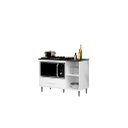 Ver imagem 2 de Balcão Armário para Cooktop Co com Nicho para Forno Cor Branco