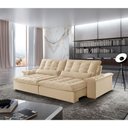 Ver imagem 1 de Sofá Victory Linho 02 Módulos de 100cm B25cm Meu Sofá Online A294 Linho Creme