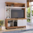 Ver imagem 1 de Estante para Sala Tv até 50 Pol 160x188cm Valença Freijó Off White